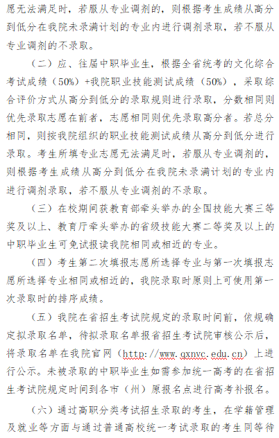 2024年黔西南民族职业技术学院分类考试招生章程